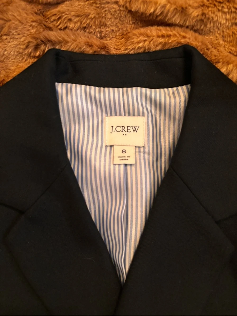 J. Crew Black Women’s Sport Coat with Gold Buttons
